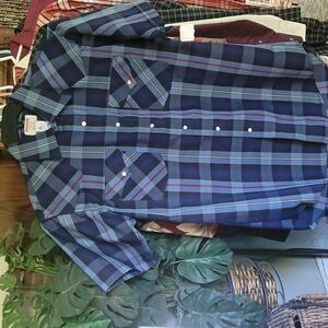 Vintage Ruddock Western Short Sleeve Shirt. Size 16 1/2.